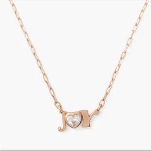 Kate Spade “Choose Joy” Necklace